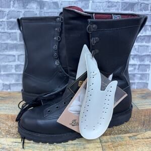 Danner 10" Fort Lewis 69110 200G Insulated Black Military Boots Mens Size 12 D